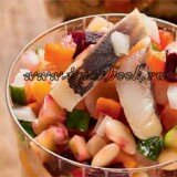 Винегрет с сельдью и фасолью